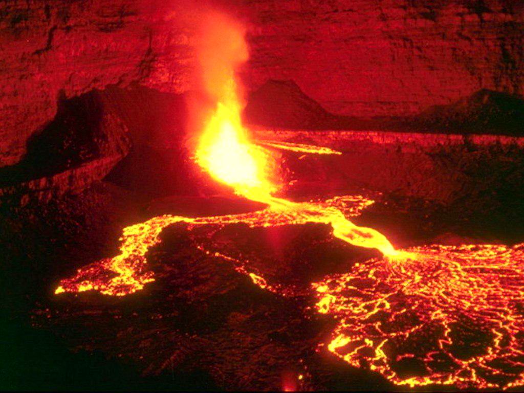 Volcano Lava Eruption - wallpaper.