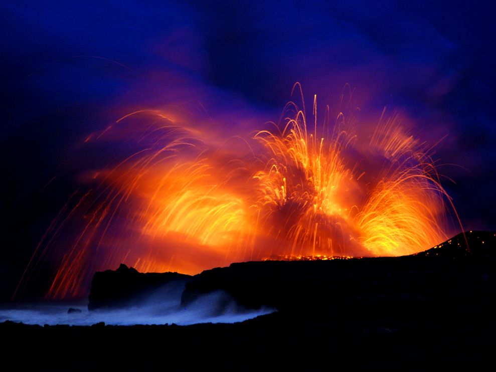 Mt. Kilauea Eruption Picture, Hawaii Wallpaper - National ...