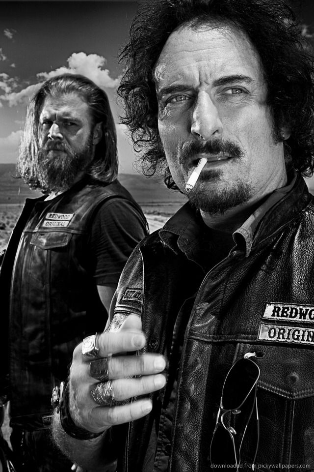 Download Sons Of Anarchy Tig And Opie Wallpaper For iPhone 4