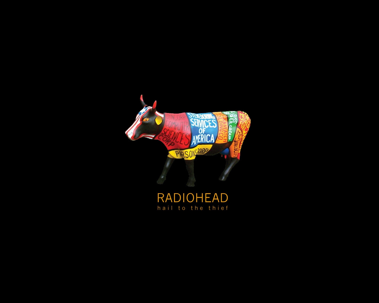 Download Wallpaper 1280x1024 Radiohead, Cow, Cover, Sign, Letters ...