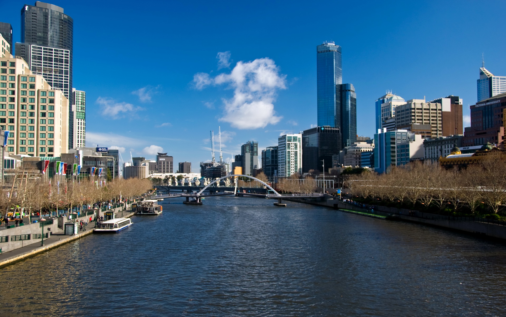 Wallpapers Australia Sky Clouds Melbourne Cities Image