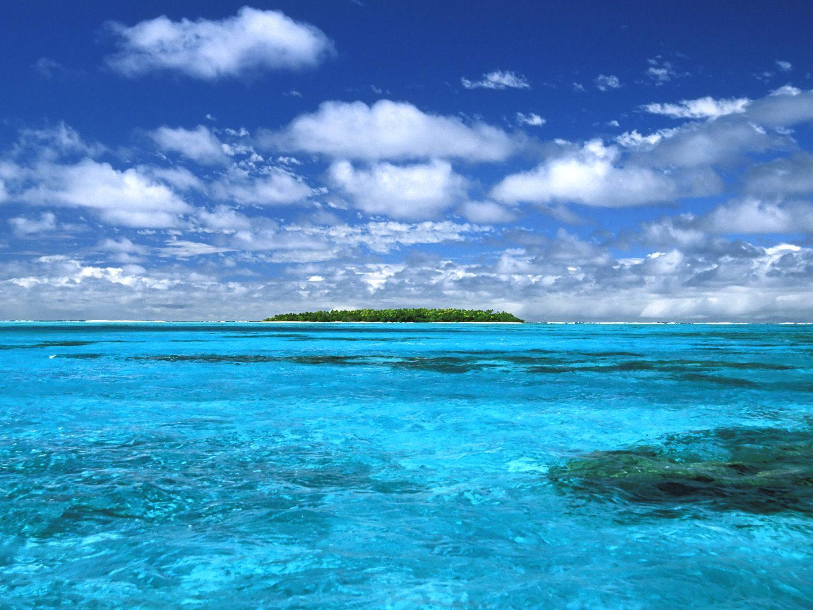 beach-blue-water-free-in-free-desktop-backgrounds - HD Wallpaper