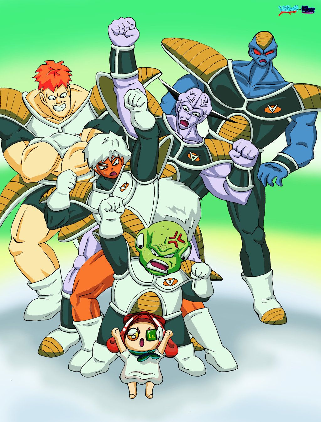A Day with the Ginyu Force! by PokeFreak-Kiko on DeviantArt
