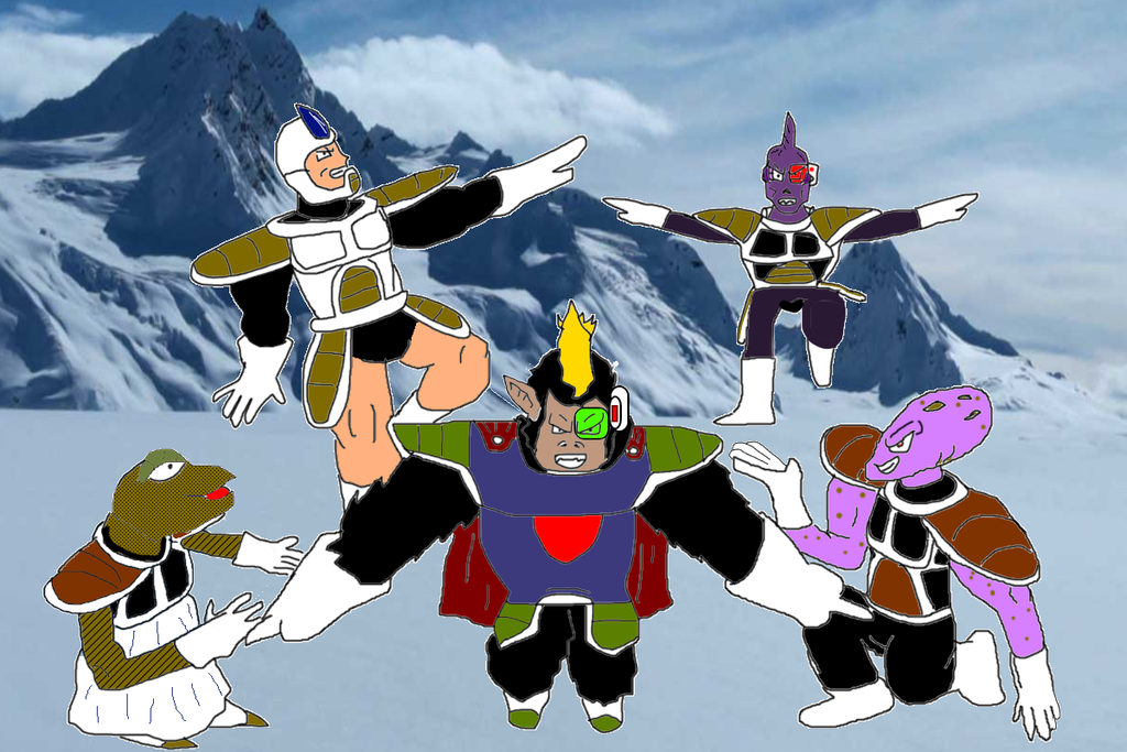 Guaran's Crew Pose Like The Ginyu Force by DXRD on DeviantArt