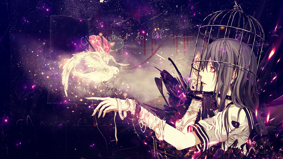 Wallpaper Bloody Butterfly Anime Character by Nagamii-Chan on ...