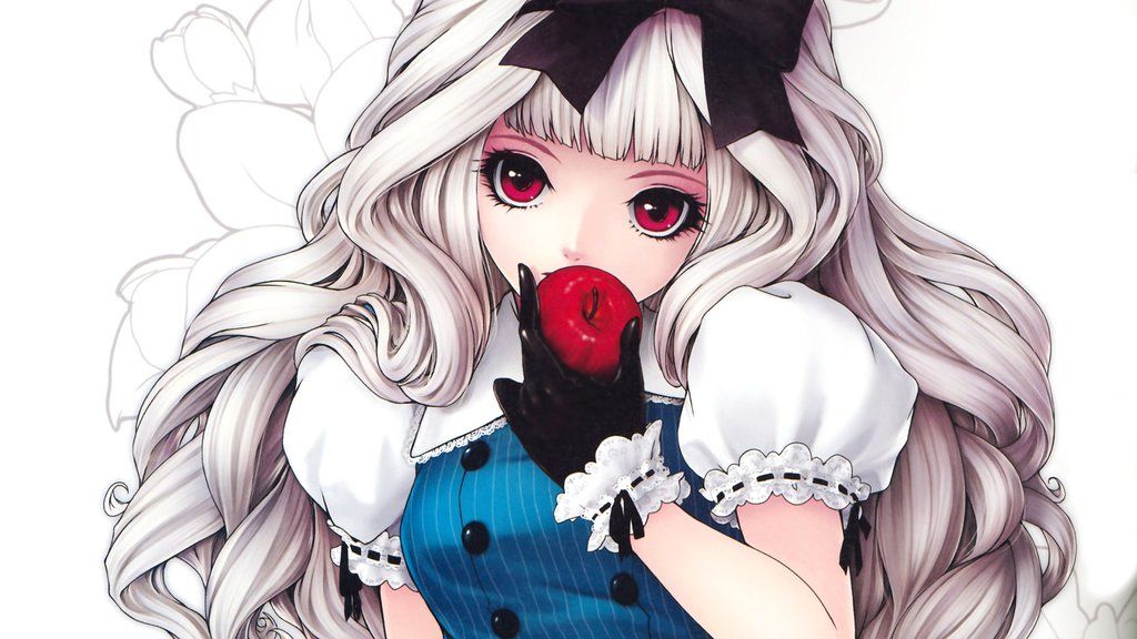 Anime-Apple-Girl-Wallpaper by sweetheartpink123 on DeviantArt