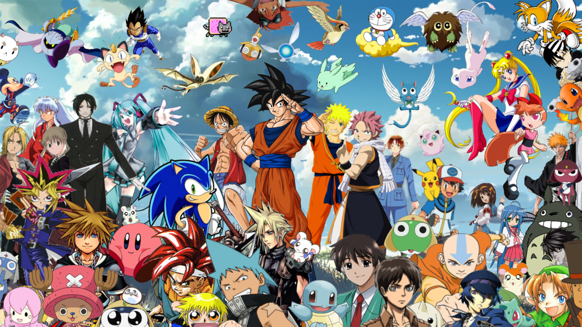 Anime Crossover Wallpaper by KurtTheMortician-X on DeviantArt
