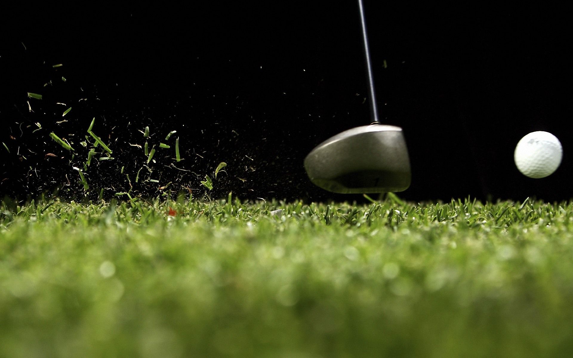 Golf Ball On Grass Macro Wallpaper HD #5774 Wallpaper | High ...