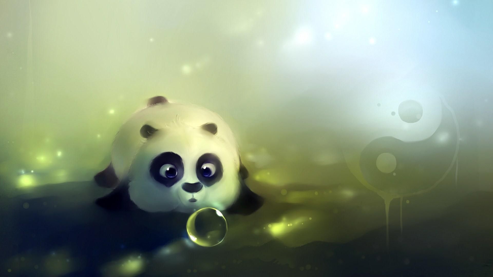Panda Cartoon Wallpaper Desktop Background | HD Wallpapers Range