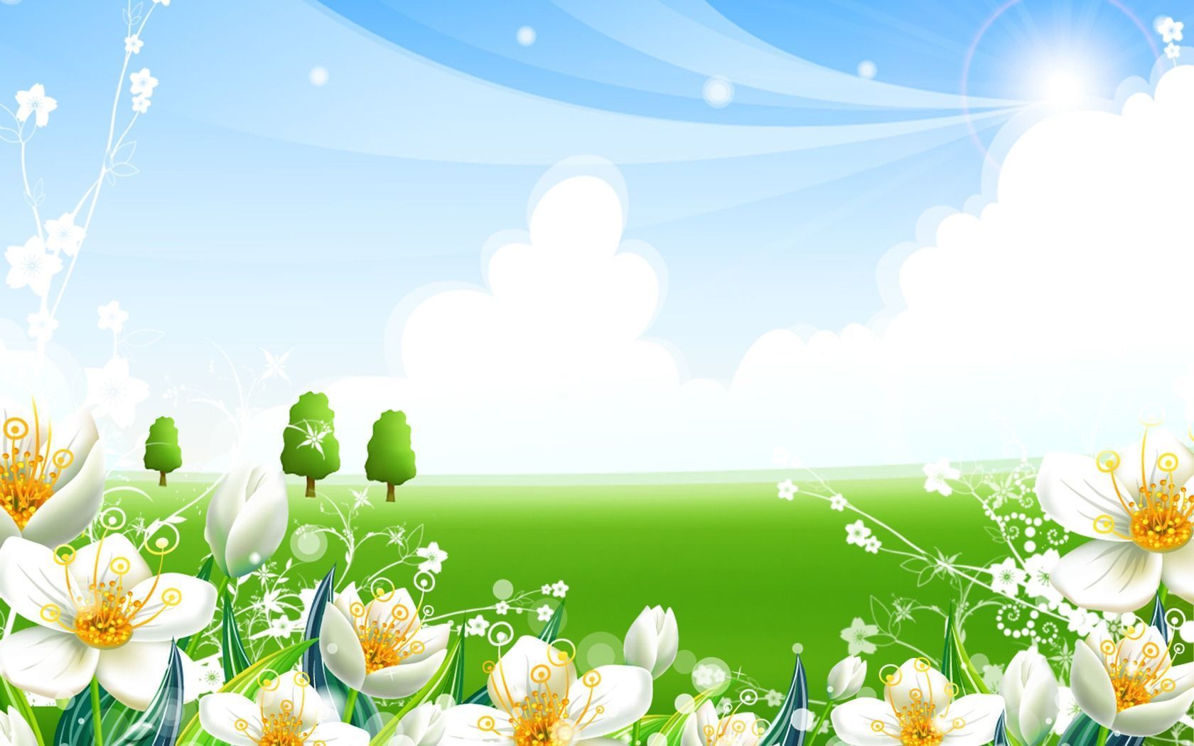 cartoon flower images and wallpapers Download