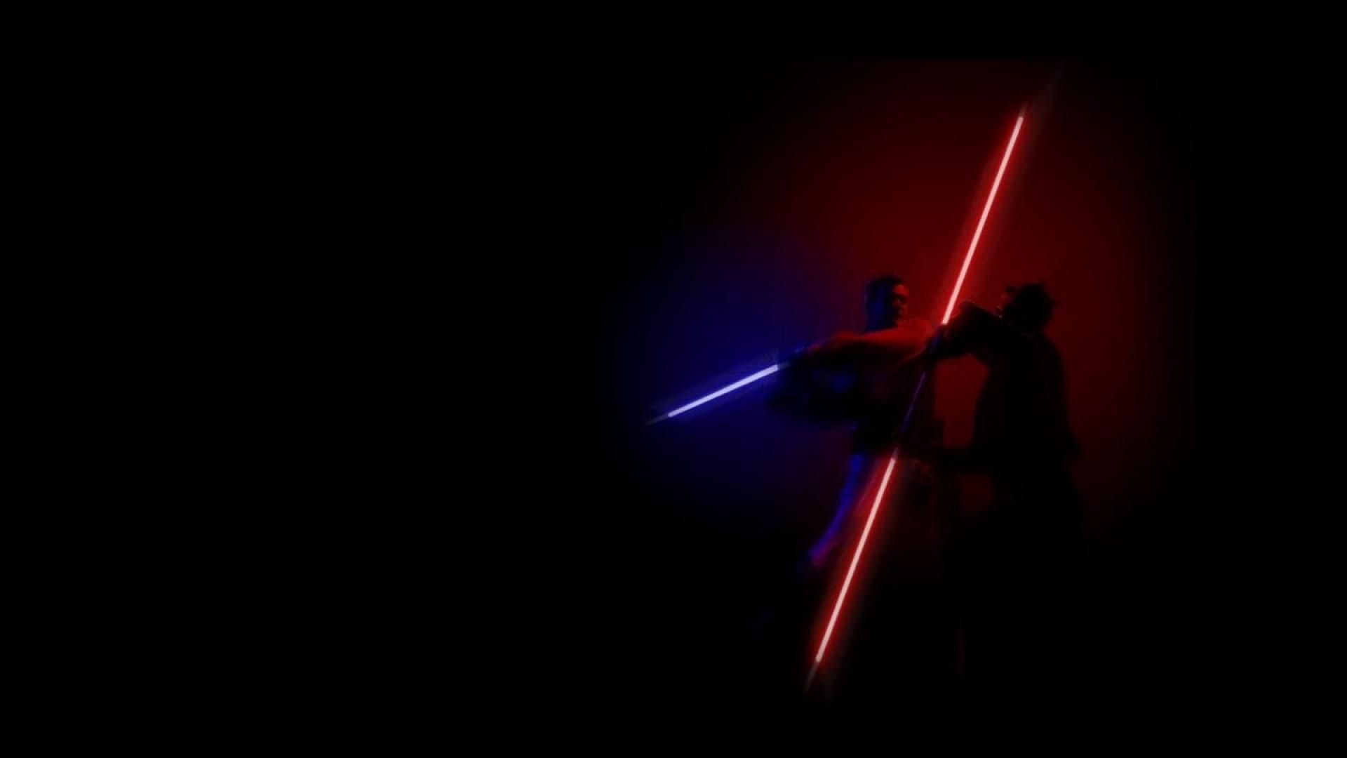Star wars light saber fight battle hd wallpaper - - HQ