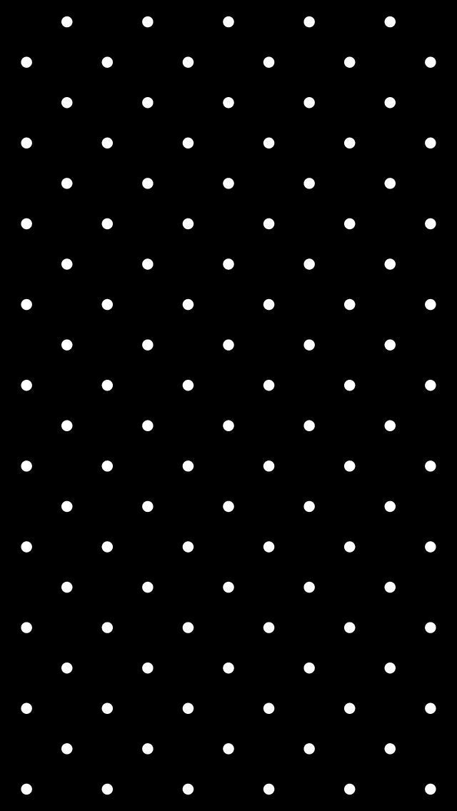 Black Dots Iphone 5 Wallpaper | Six wallpapers | Pinterest | Black ...