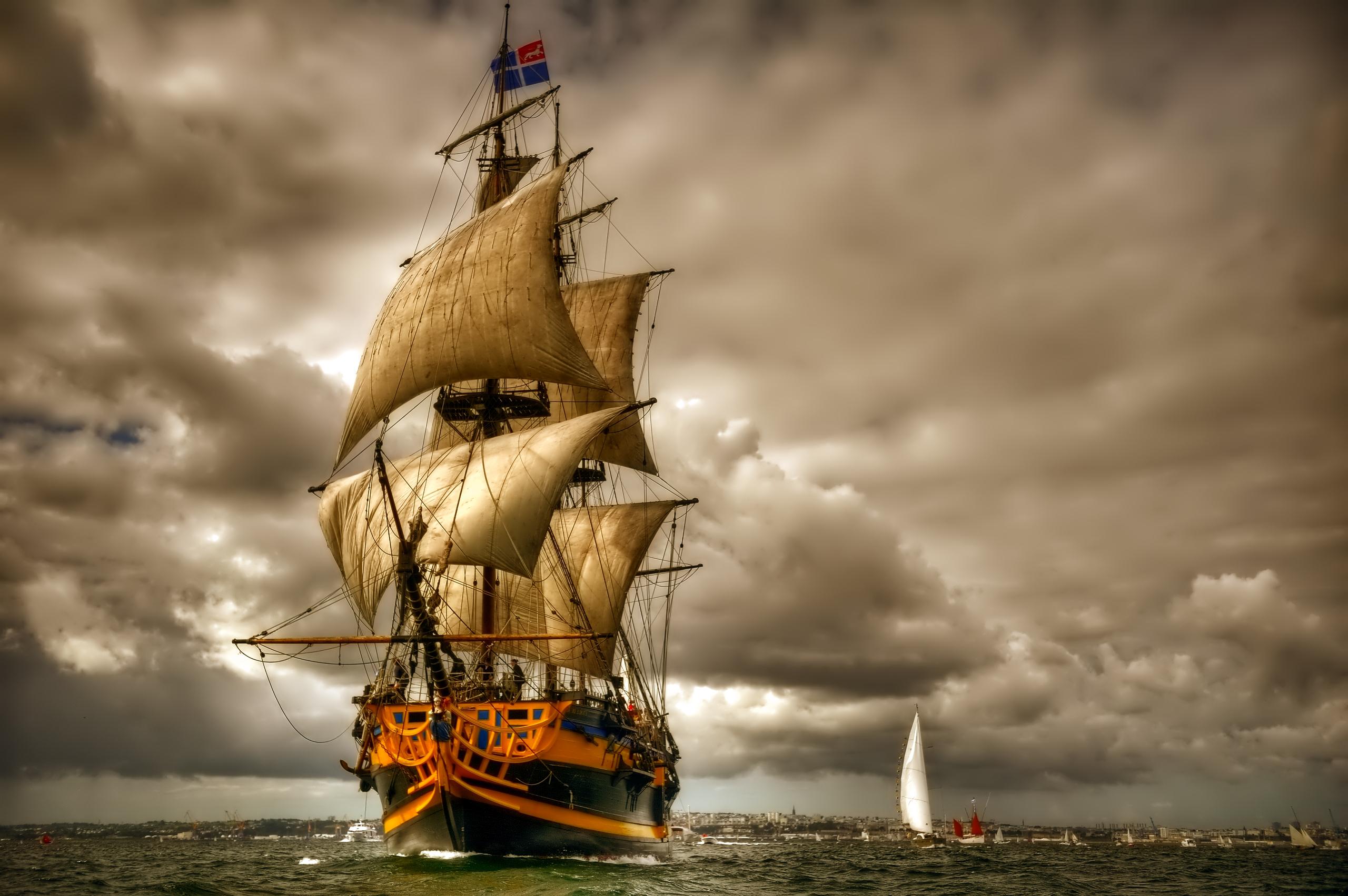 28+ HD Sailing Ship Wallpapers, Backgrounds, Images | Design Trends