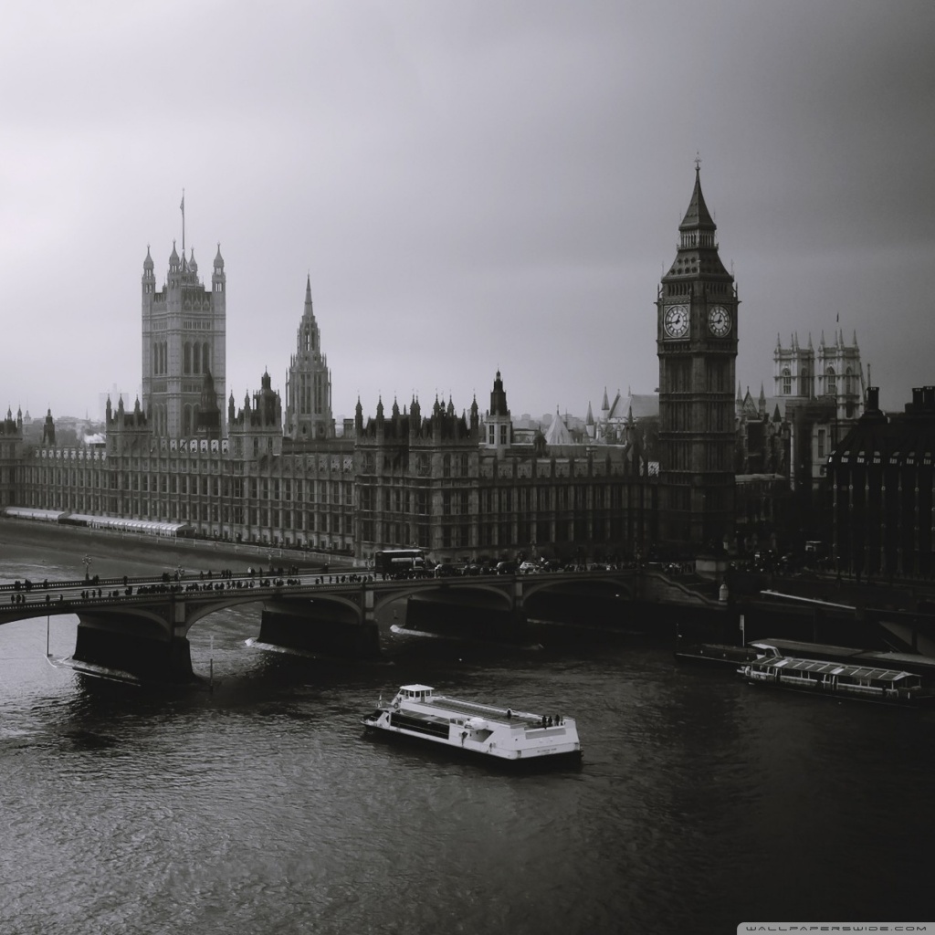 London Black And White HD desktop wallpaper High Definition