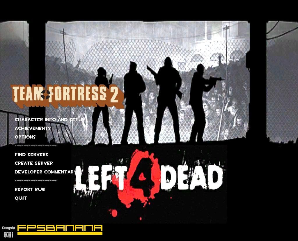 Left 4 Dead background for TF2 (Team Fortress 2 > GUIs > Menu ...