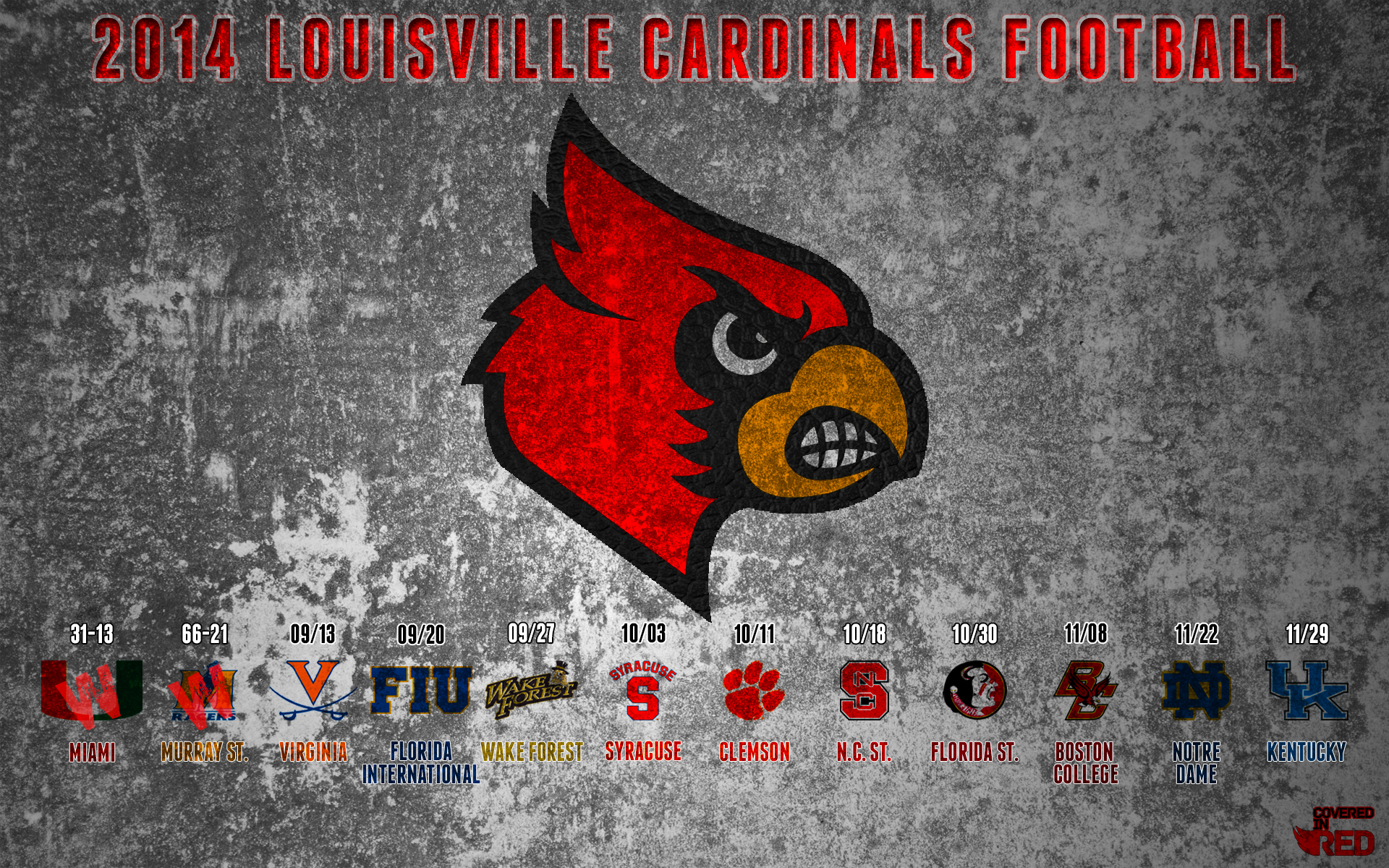 Covered In Red | All Your UofL Design Needs