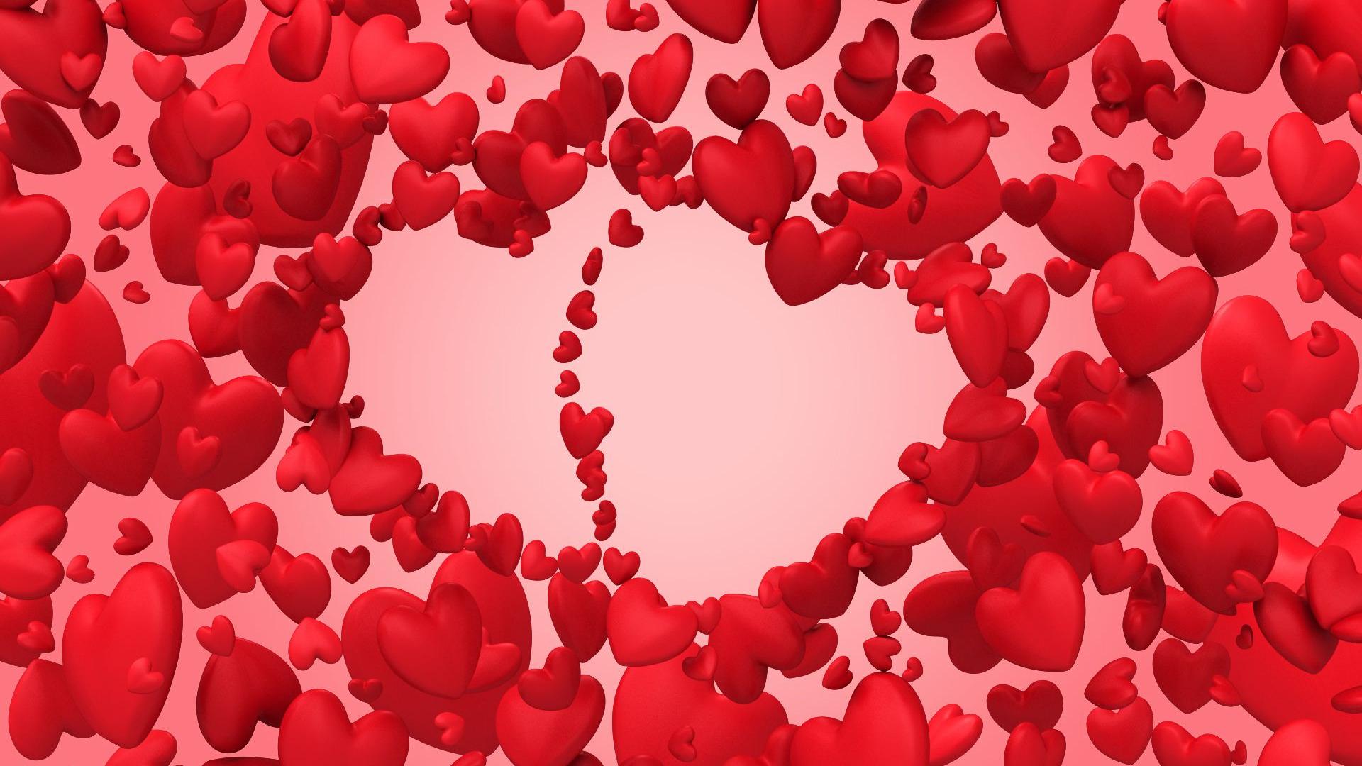 Download Cool Little Hearts Love Hd Wallpaper | Full HD Wallpapers