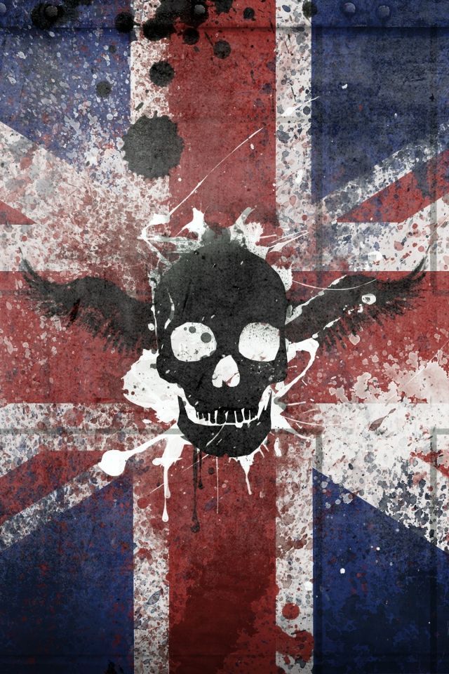Download Wallpaper 640x960 Britain, United kingdom, Symbols, Flag ...