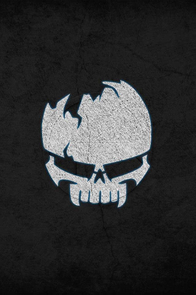 Black Skull iPhone 4 Background | iPhone Wallpaper • iPhone Background