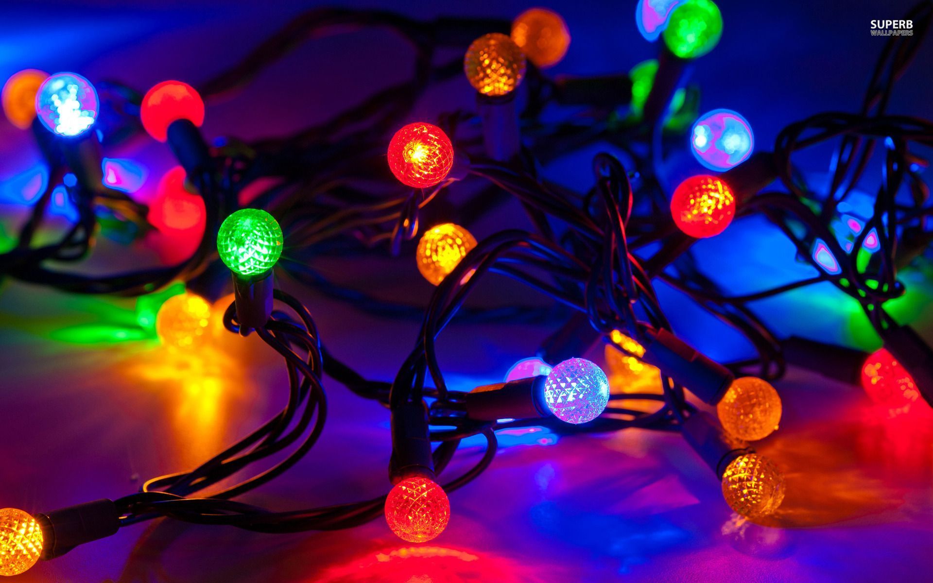 Christmas Lights HD Desktop Backgrounds 1258 - HD Wallpapers Site