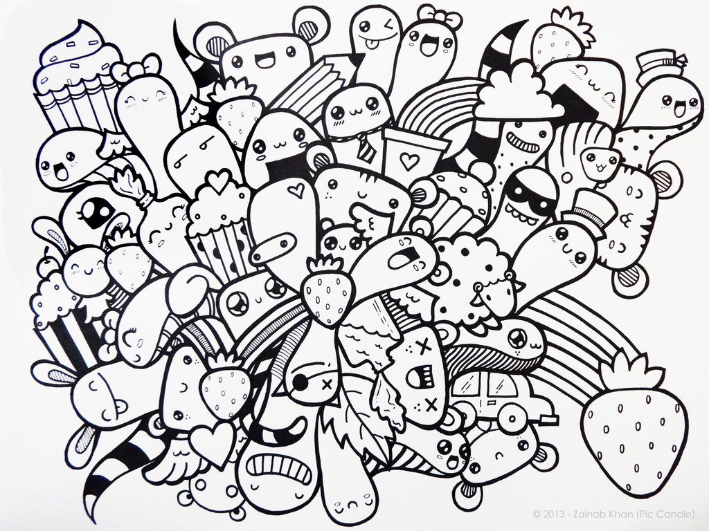 Doodle Art Wallpaper 1 Wallpaper Wallpapertera.com
