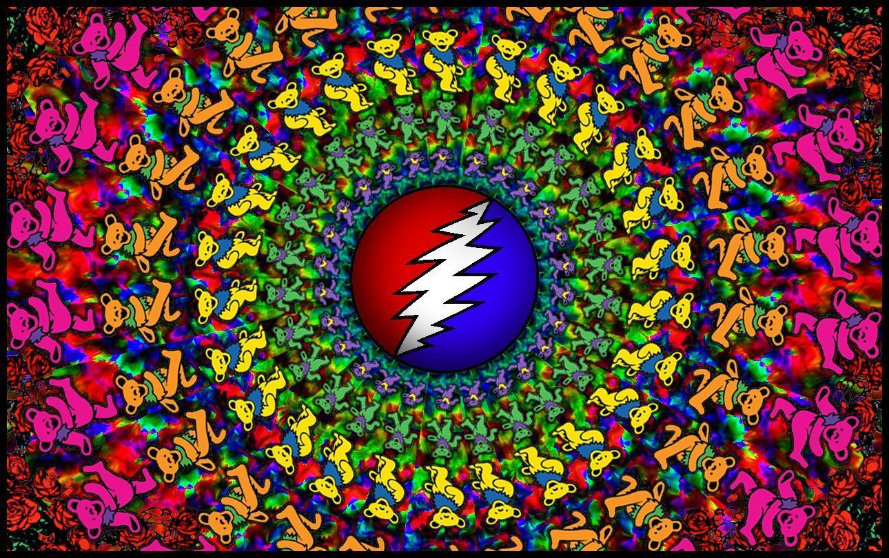 High resolution background i made in photoshop today : gratefuldead