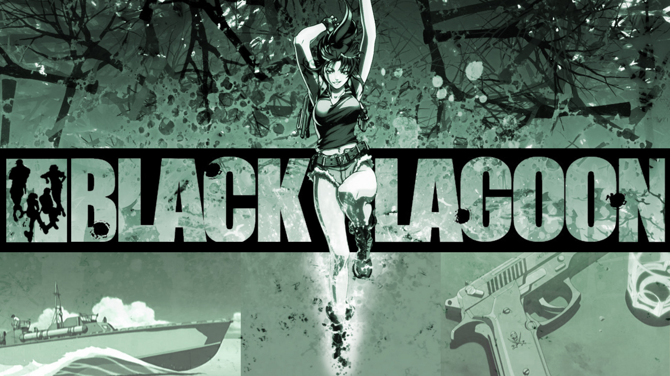 Download Black Lagoon Wallpaper 1366x768 Wallpoper