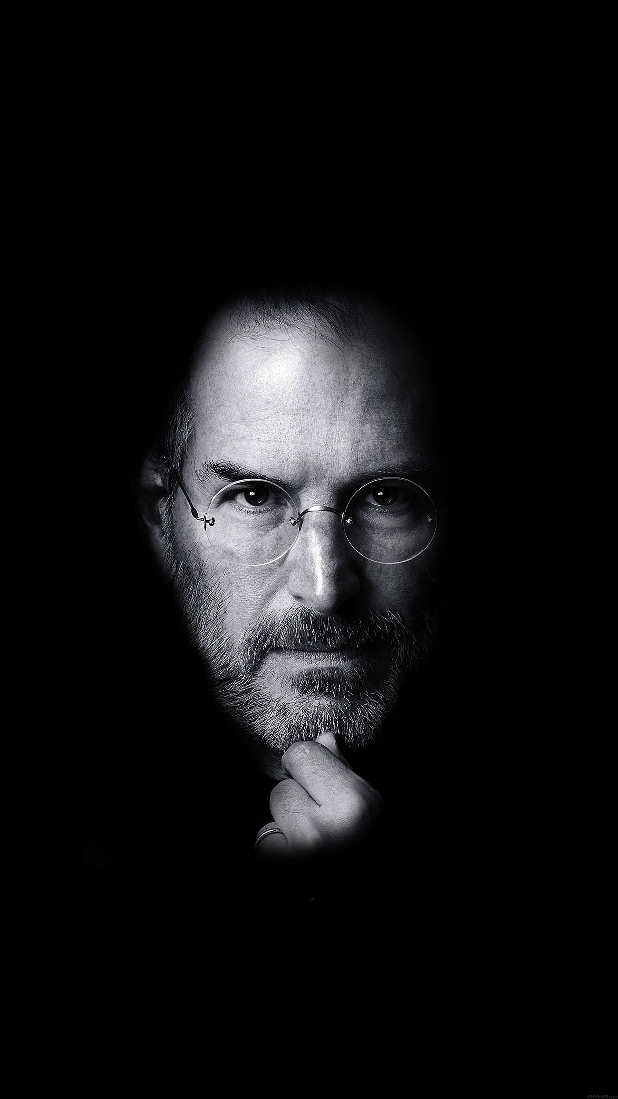 Steve Jobs tribute wallpapers for iPhone 6 and iPhone 6 Plus