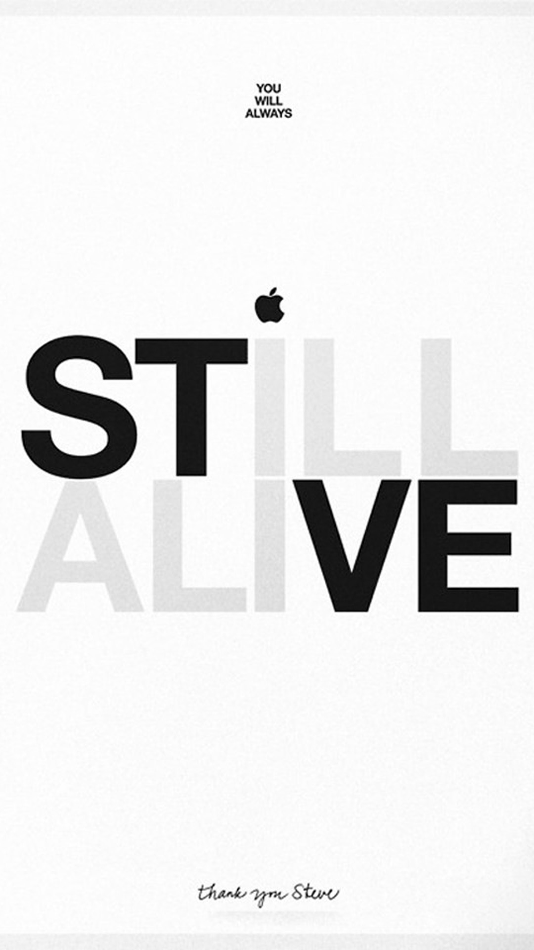 Steve jobs apple still alive HD Wallpaper iPhone 6 plus ...