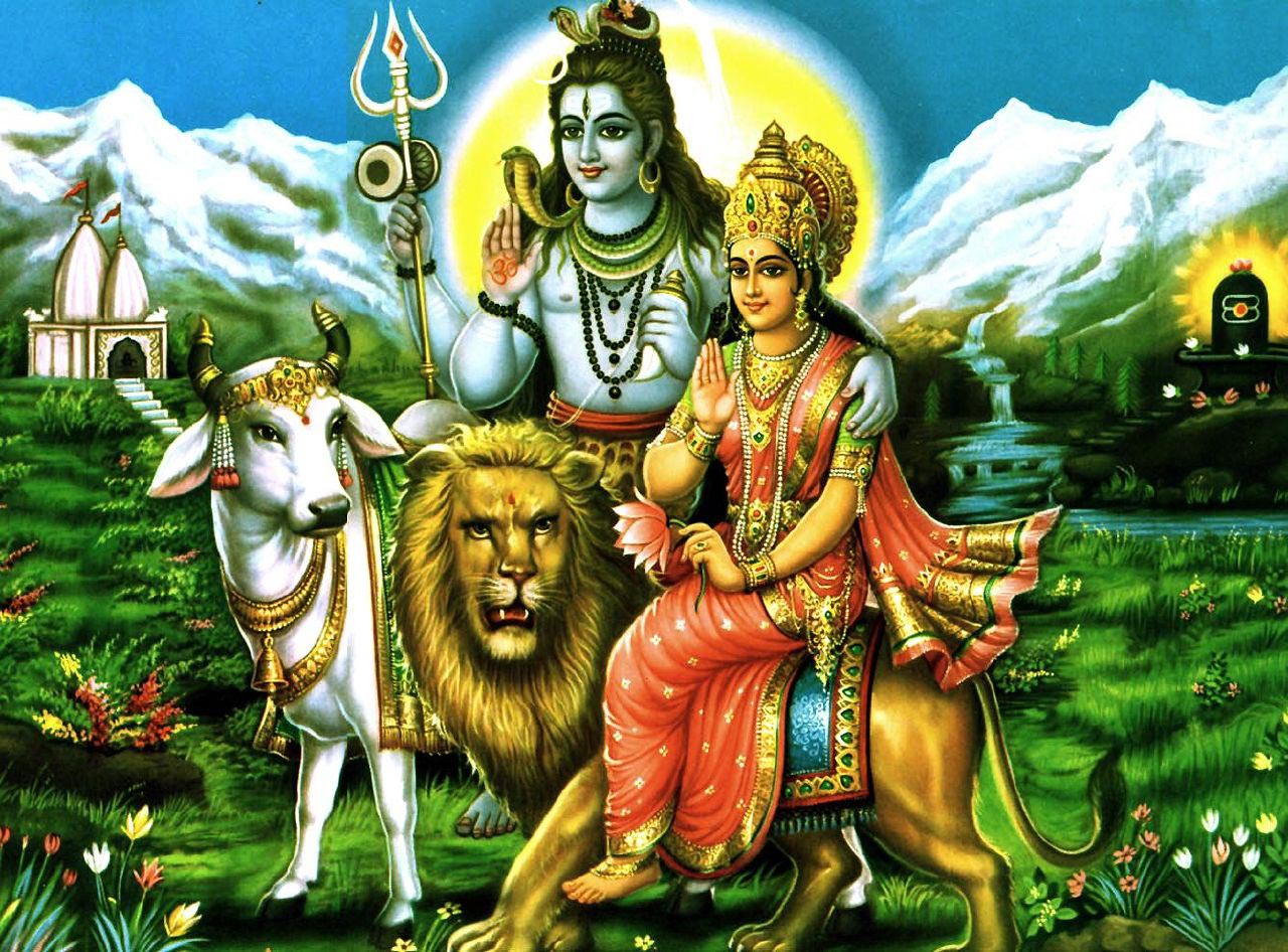 FREE Download Lord Shiva Parvati Backgrounds