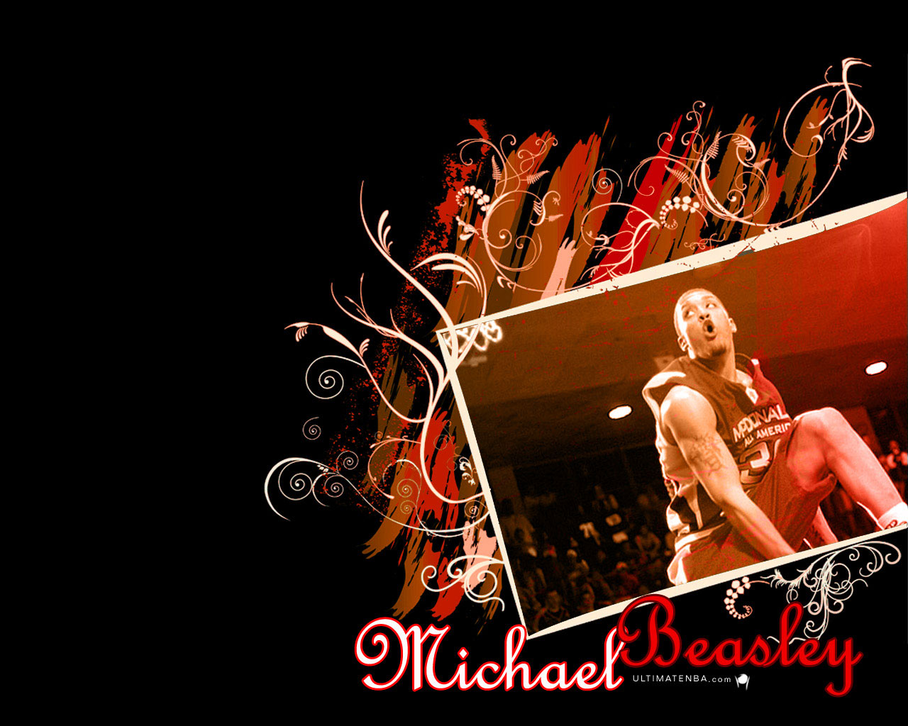 Michael Beasley Slam Dunk Wallpaper | Basketball Wallpapers at ...