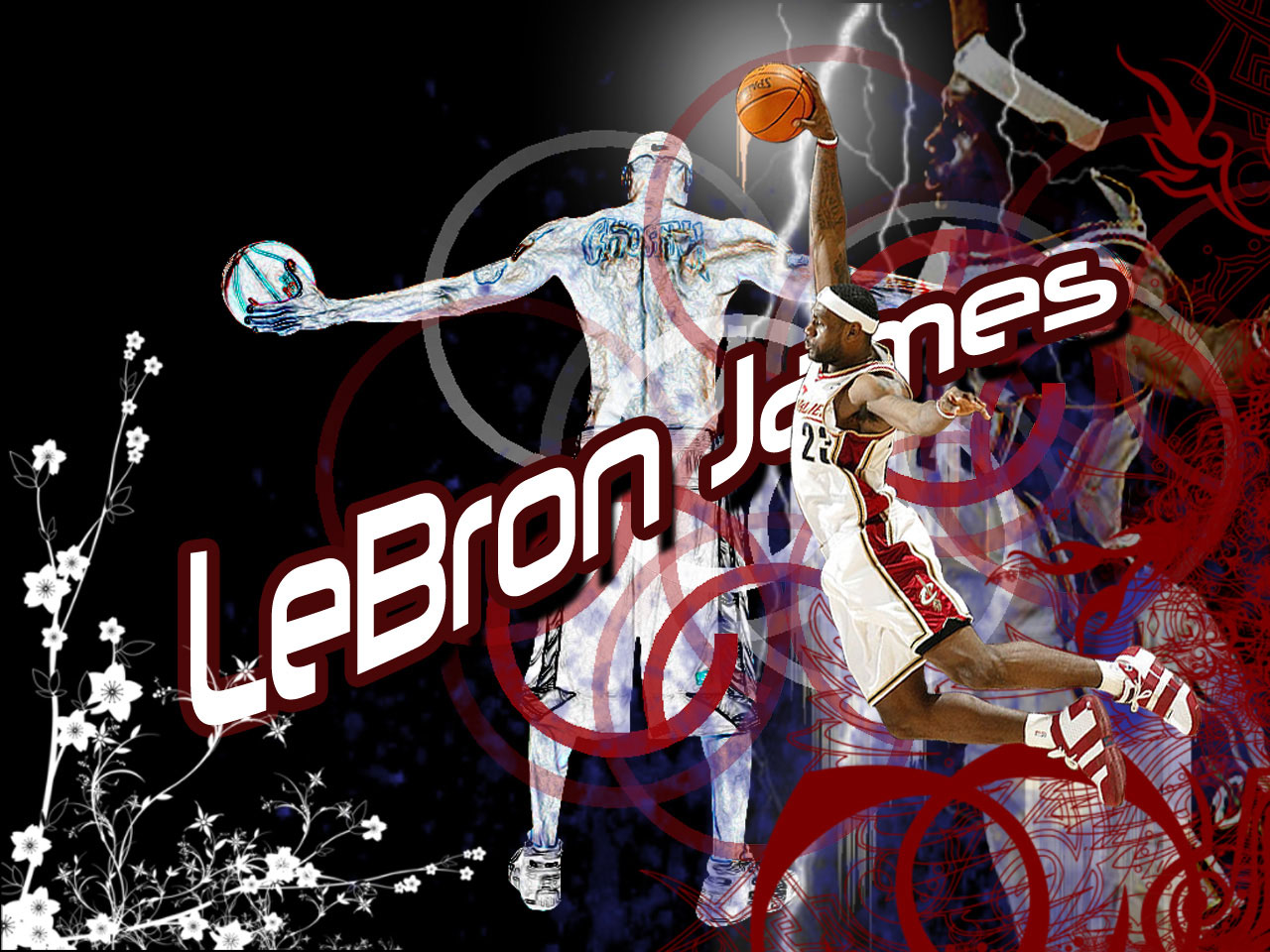 Lebron james slam dunk wallpapers streetball | Chainimage
