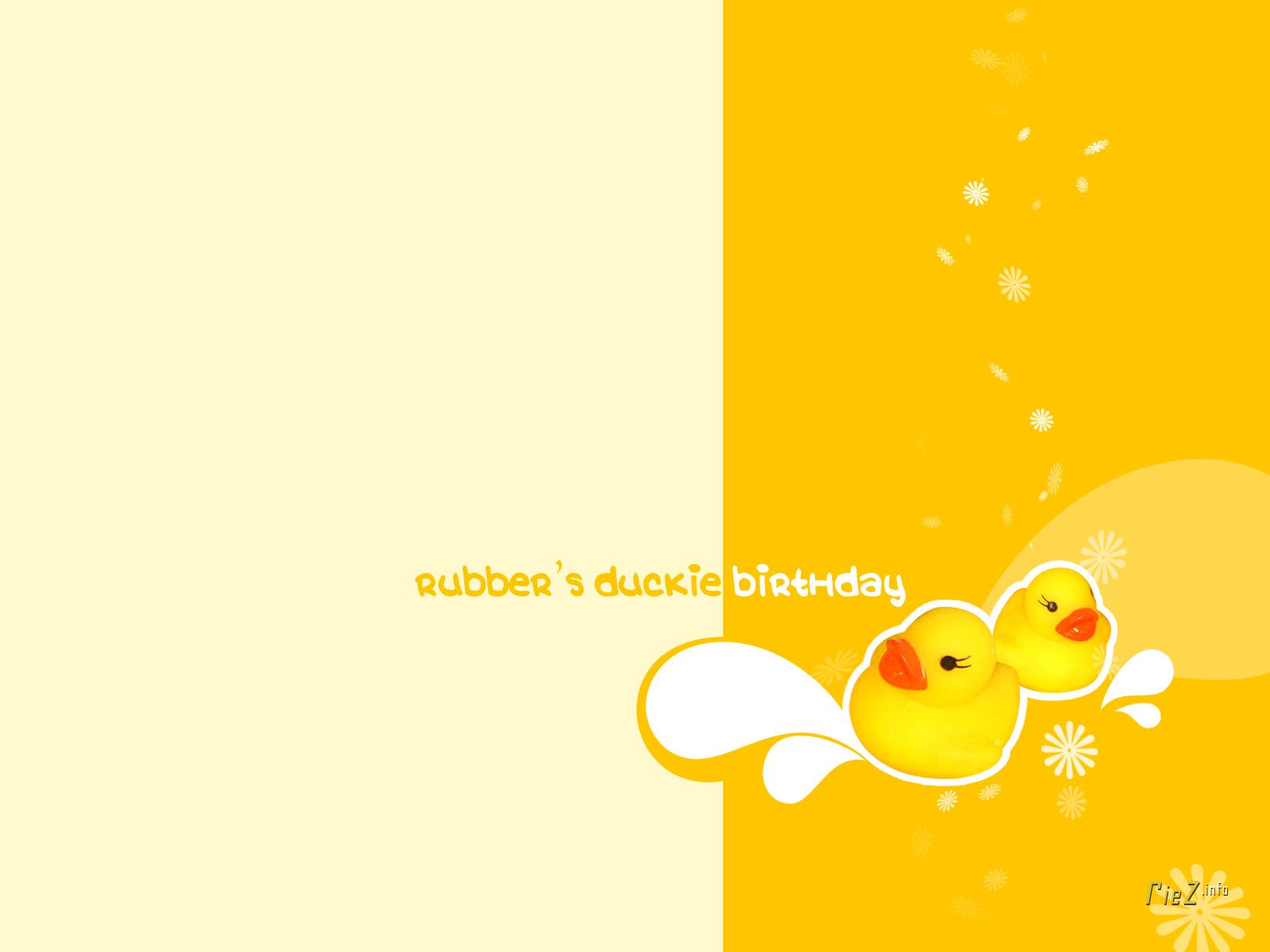 Rubber Duckie's Birthday | Riez