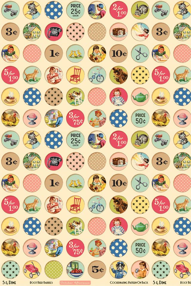 Cartoon circular pattern iPhone 4s Wallpaper Download | iPhone ...