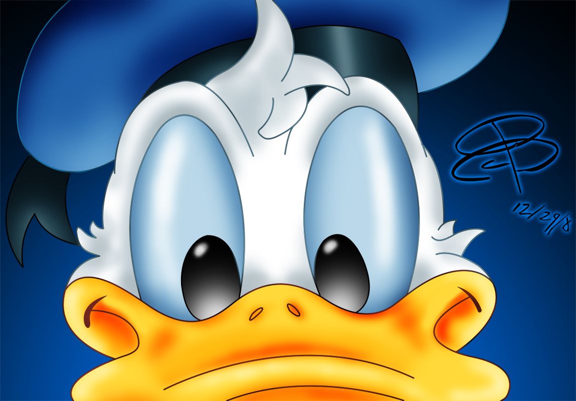 Donald Duck Close Up Cartoon Wallpaper for Tablet - Cartoons ...