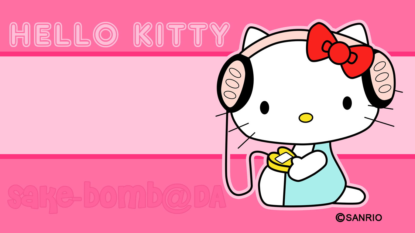 Hello Kitty Black Wallpapers  Wallpaper Cave