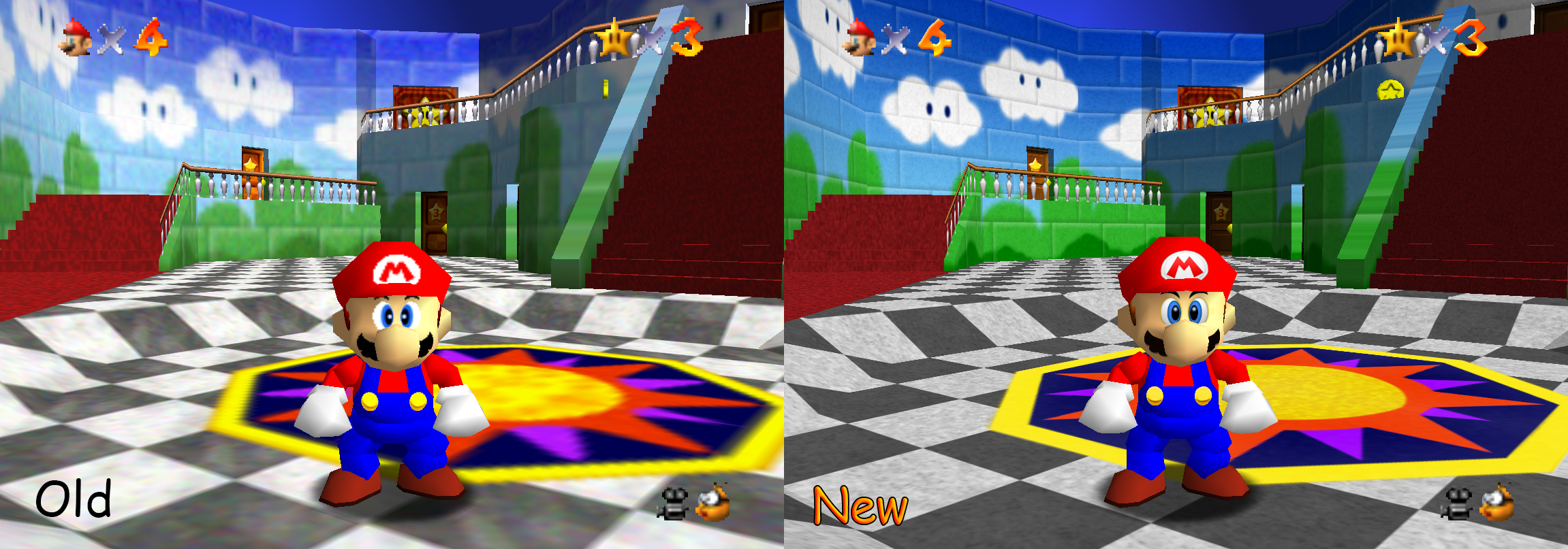Super Mario 64 High Resolution Texture Pack by myownfriend on ...