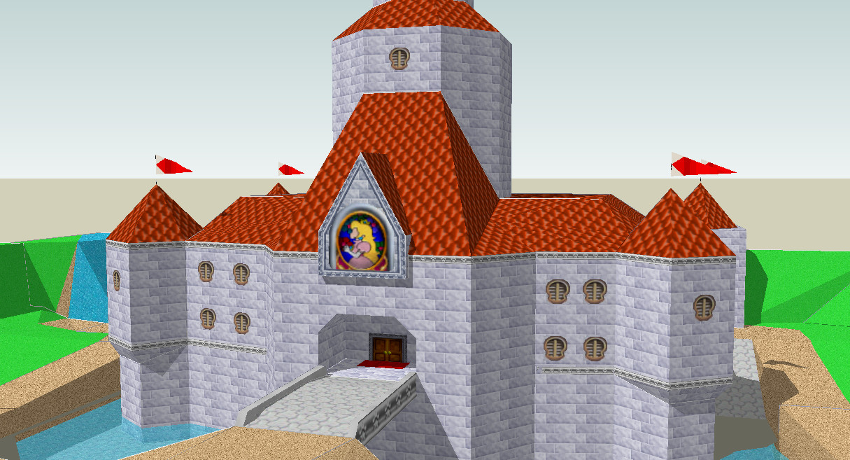 Super Mario 64 - The castle