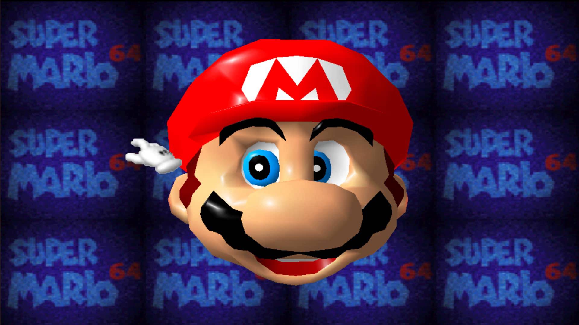 Easteregg - Mario Face - Start Screen - Super Mario 64 - YouTube