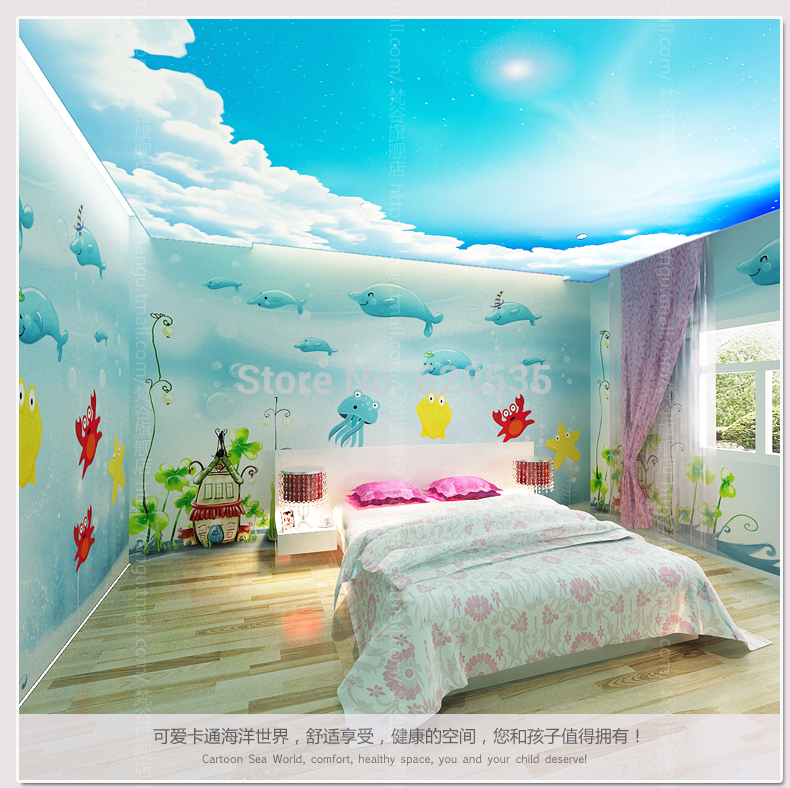 Aliexpress.com Buy photo wallpaper kids room / sitting room