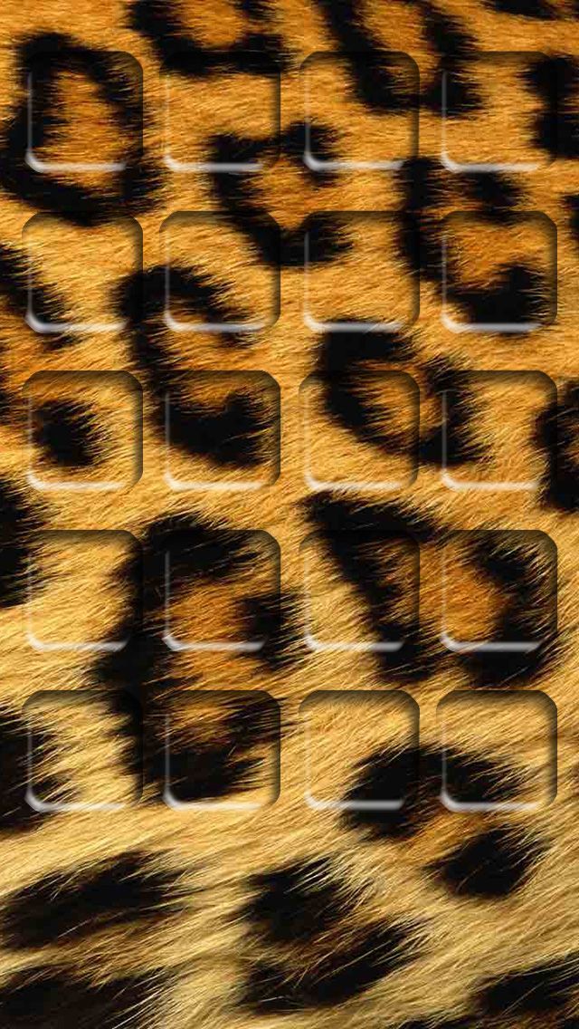Cheetah Icon Background iPhone 5 Wallpaper (640x1136)