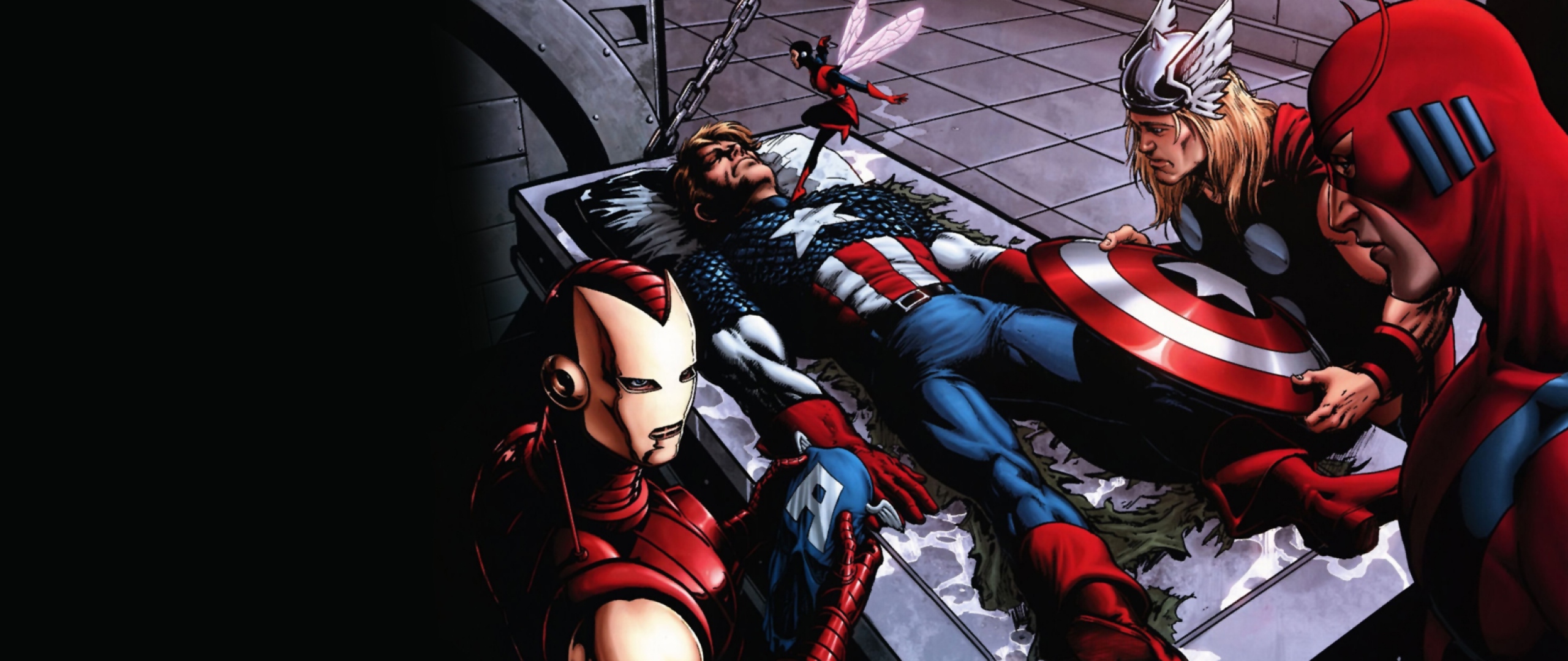Download Wallpaper 2560x1080 Iron man, Iron patriot, Marvel comics ...