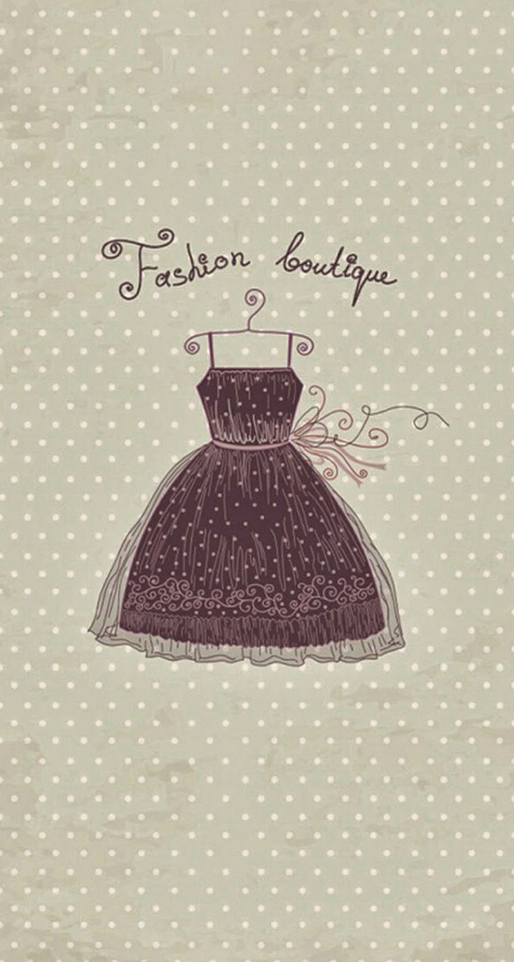 Fashion Boutique Vintage Dress iPhone 5s Wallpaper Download ...