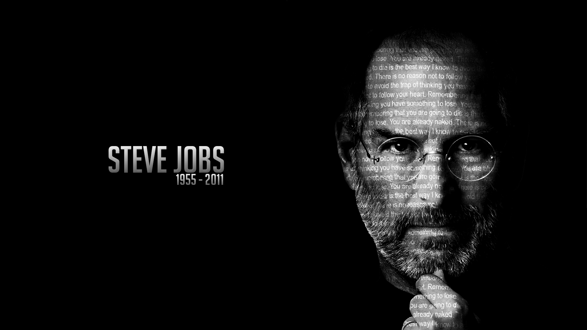 Steve Jobs | Image Typography Wallpaper by DesignedBy-Jack on ...