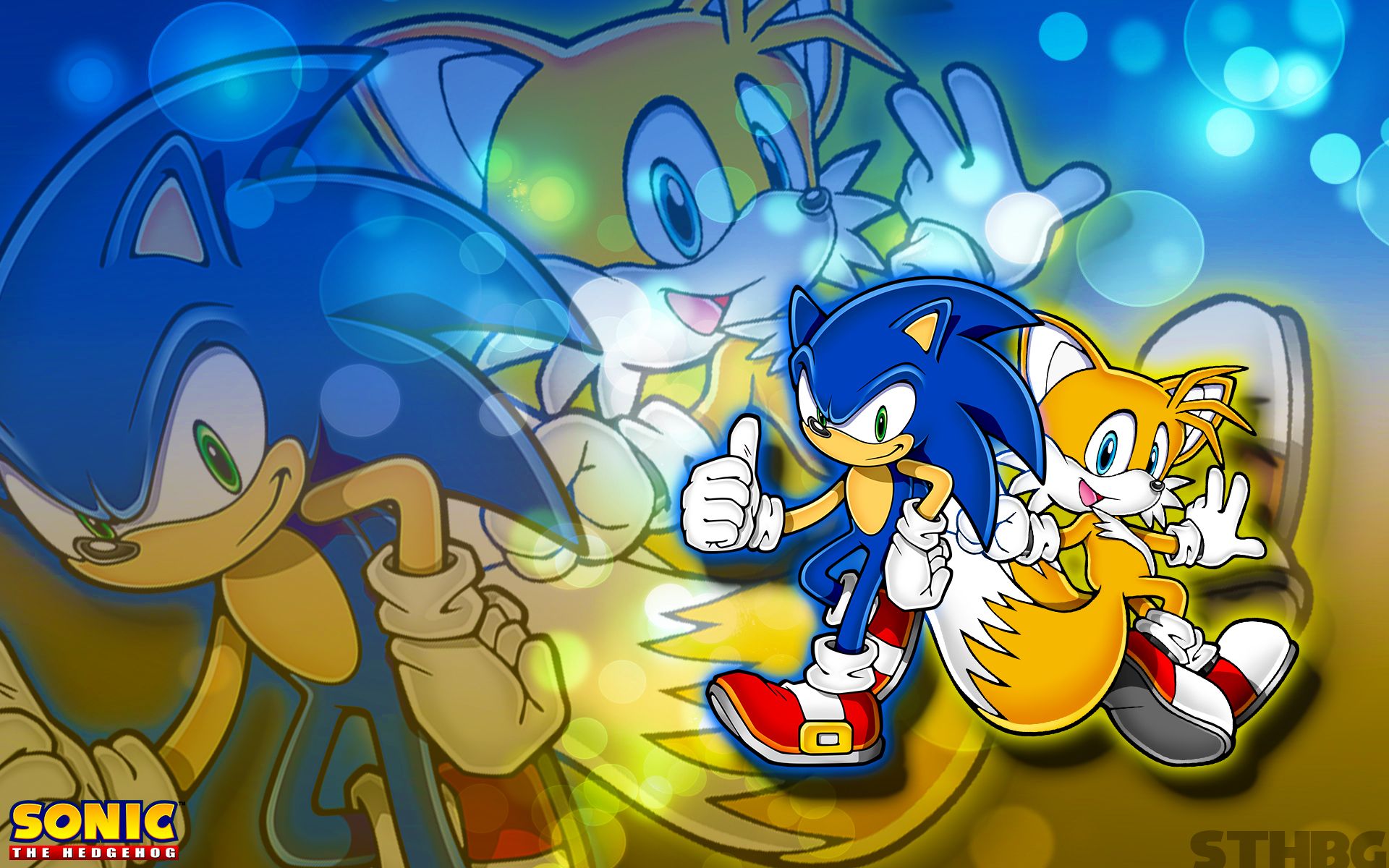 Sonic And Tails Wallpaper by SonicTheHedgehogBG on DeviantArt