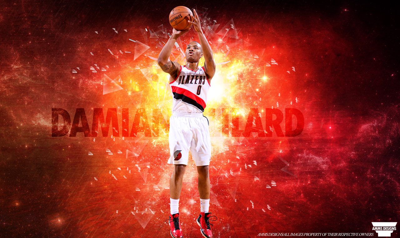 Blazers Damian Lillard NBA Basketball
