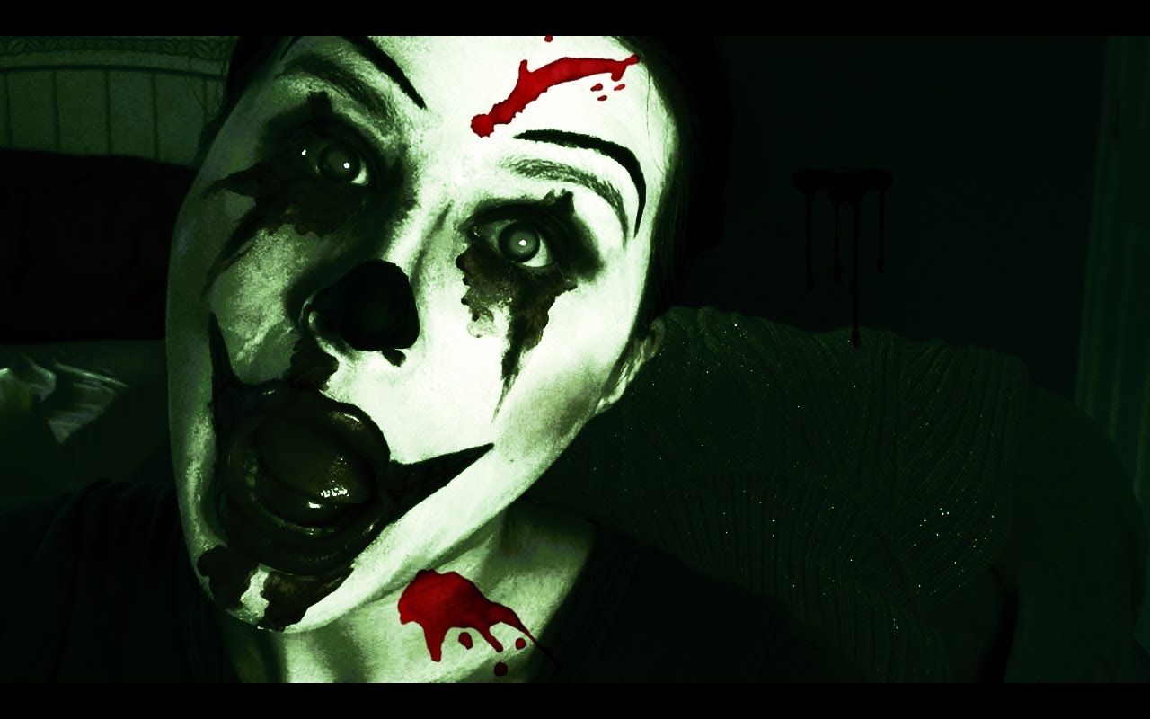 Killer Clown Halloween Makeup Tutorial - YouTube