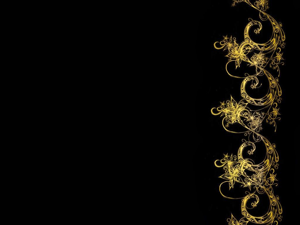 Black And Gold Abstract Wallpaper 1 Widescreen Wallpaper ...
