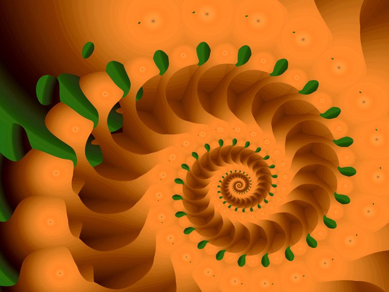 Fractal Art by Vicky, Earth Nautilus Wallpaper