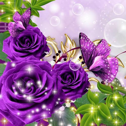 Butterfly magic 3D live wallpaper for Android. Butterfly magic 3D
